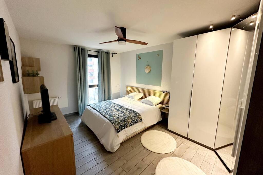 Bel Appart Design 2Ch, Mairie, Pkg, Wifi, Terrasse, Port Marianne 몽펠리에 외부 사진