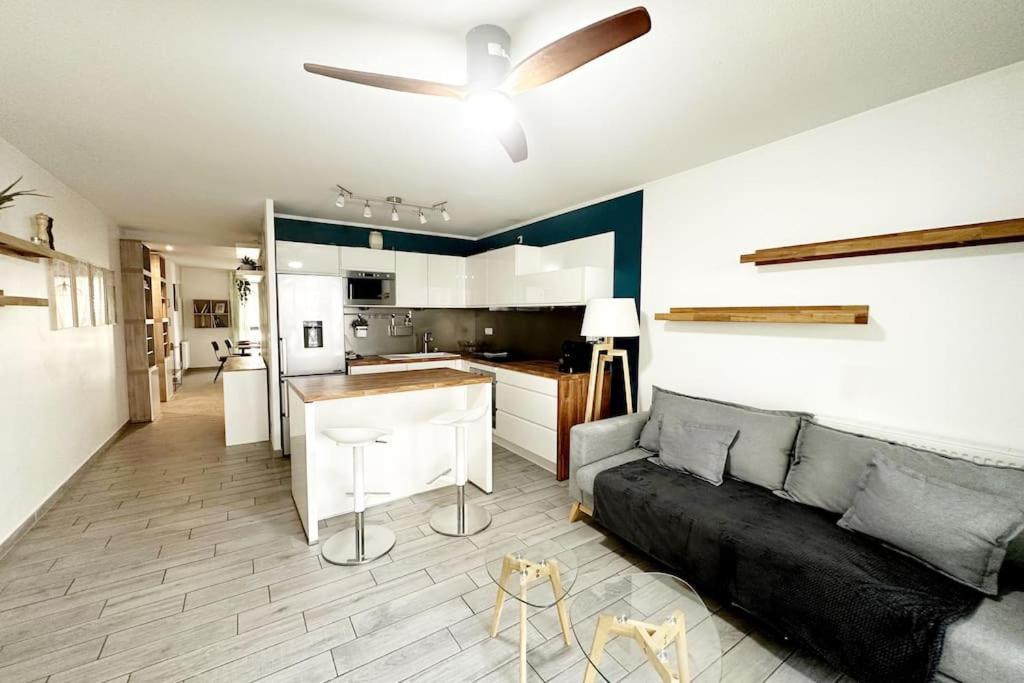 Bel Appart Design 2Ch, Mairie, Pkg, Wifi, Terrasse, Port Marianne 몽펠리에 외부 사진